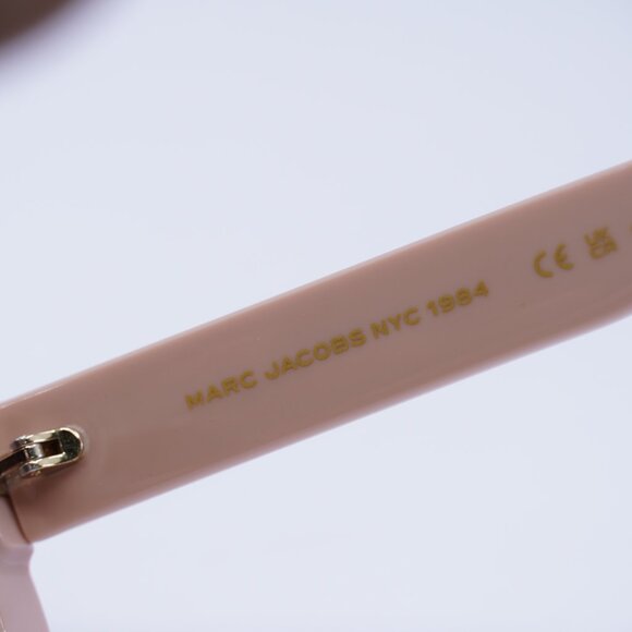 Marc Jacobs MARC 659/S 035J HA Sunglasses Pink Round Frame, Brown Lenses - Picture 7 of 11
